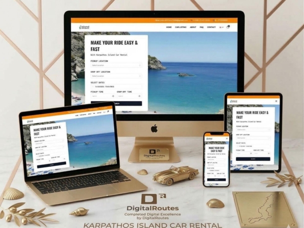 karpathos island rent a car by digital routes new website μαρία χαλκιά νέα ιστοσελίδα google ads