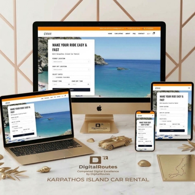 karpathos island rent a car by digital routes new website μαρία χαλκιά νέα ιστοσελίδα google ads
